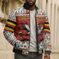 Uganda Christmas Crested Crane Bomber Puffer Jacket Ugandan Kob - Map Flag - Ssekukkulu Ennungi - Ugly Pixel Art