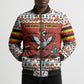 Uganda Christmas Crested Crane Bomber Puffer Jacket Ugandan Kob - Map Flag - Ssekukkulu Ennungi - Ugly Pixel Art