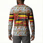 Uganda Christmas Crested Crane Button Sweatshirt Ugandan Kob - Map Flag - Ssekukkulu Ennungi - Ugly Pixel Art