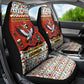 Uganda Christmas Crested Crane Car Seat Cover Ugandan Kob - Map Flag - Ssekukkulu Ennungi - Ugly Pixel Art