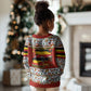 Uganda Christmas Crested Crane Kid Ugly Christmas Sweater Ugandan Kob - Map Flag - Ssekukkulu Ennungi - Ugly Pixel Art