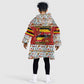 Uganda Christmas Crested Crane Kid Wearable Blanket Hoodie Ugandan Kob - Map Flag - Ssekukkulu Ennungi - Ugly Pixel Art