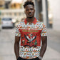 Uganda Christmas Crested Crane Polo Shirt Ugandan Kob - Map Flag - Ssekukkulu Ennungi - Ugly Pixel Art