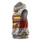 Uganda Christmas Crested Crane Sleeveless Hoodie Ugandan Kob - Map Flag - Ssekukkulu Ennungi - Ugly Pixel Art