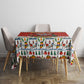 Uganda Christmas Crested Crane Tablecloth Ugandan Kob - Map Flag - Ssekukkulu Ennungi - Ugly Pixel Art