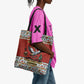 Uganda Christmas Crested Crane Tote Bag Ugandan Kob - Map Flag - Ssekukkulu Ennungi - Ugly Pixel Art