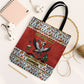 Uganda Christmas Crested Crane Tote Bag Ugandan Kob - Map Flag - Ssekukkulu Ennungi - Ugly Pixel Art