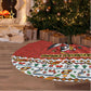 Uganda Christmas Crested Crane Tree Skirt Ugandan Kob - Map Flag - Ssekukkulu Ennungi - Ugly Pixel Art