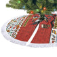 Uganda Christmas Crested Crane Tree Skirt Ugandan Kob - Map Flag - Ssekukkulu Ennungi - Ugly Pixel Art