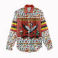 Uganda Christmas Crested Crane Women Casual Shirt Ugandan Kob - Map Flag - Ssekukkulu Ennungi - Ugly Pixel Art