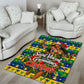 Saint Vincent And The Grenadines Christmas Area Rug Caribbean Island Girl Dancer Tropical Winter