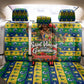Saint Vincent And The Grenadines Christmas Back Car Seat Cover Caribbean Island Girl Dancer Tropical Winter