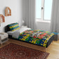 Saint Vincent And The Grenadines Christmas Bedding Set Caribbean Island Girl Dancer Tropical Winter
