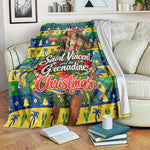 Saint Vincent And The Grenadines Christmas Blanket Caribbean Island Girl Dancer Tropical Winter