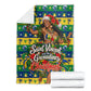 Saint Vincent And The Grenadines Christmas Blanket Caribbean Island Girl Dancer Tropical Winter