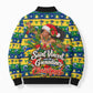 Saint Vincent And The Grenadines Christmas Bomber Puffer Jacket Caribbean Island Girl Dancer Tropical Winter