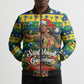 Saint Vincent And The Grenadines Christmas Bomber Puffer Jacket Caribbean Island Girl Dancer Tropical Winter