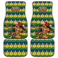 Saint Vincent And The Grenadines Christmas Car Mats Caribbean Island Girl Dancer Tropical Winter