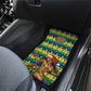 Saint Vincent And The Grenadines Christmas Car Mats Caribbean Island Girl Dancer Tropical Winter