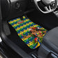 Saint Vincent And The Grenadines Christmas Car Mats Caribbean Island Girl Dancer Tropical Winter