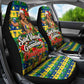 Saint Vincent And The Grenadines Christmas Car Seat Cover Caribbean Island Girl Dancer Tropical Winter
