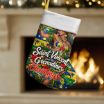 Saint Vincent And The Grenadines Christmas Stocking Caribbean Island Girl Dancer Tropical Winter