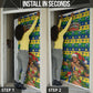 Saint Vincent And The Grenadines Christmas Door Cover Caribbean Island Girl Dancer Tropical Winter