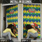 Saint Vincent And The Grenadines Christmas Door Cover Caribbean Island Girl Dancer Tropical Winter