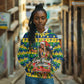 Saint Vincent And The Grenadines Christmas Hoodie Caribbean Island Girl Dancer Tropical Winter