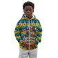 Saint Vincent And The Grenadines Christmas Kid Hoodie Caribbean Island Girl Dancer Tropical Winter