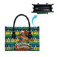Saint Vincent And The Grenadines Christmas Leather Bag Caribbean Island Girl Dancer Tropical Winter