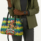 Saint Vincent And The Grenadines Christmas Leather Bag Caribbean Island Girl Dancer Tropical Winter