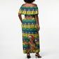Saint Vincent And The Grenadines Christmas Off Shoulder Maxi Dress Caribbean Island Girl Dancer Tropical Winter