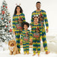 Saint Vincent And The Grenadines Christmas Pajama Set Caribbean Island Girl Dancer Tropical Winter