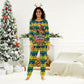 Saint Vincent And The Grenadines Christmas Pajama Set Caribbean Island Girl Dancer Tropical Winter