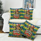 Saint Vincent And The Grenadines Christmas Pillow Cover Caribbean Island Girl Dancer Tropical Winter