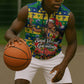 Saint Vincent And The Grenadines Christmas Sleeveless Zip Hoodie Caribbean Island Girl Dancer Tropical Winter