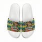 Saint Vincent And The Grenadines Christmas Slide Sandals Caribbean Island Girl Dancer Tropical Winter