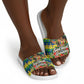 Saint Vincent And The Grenadines Christmas Slide Sandals Caribbean Island Girl Dancer Tropical Winter