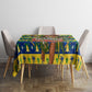 Saint Vincent And The Grenadines Christmas Tablecloth Caribbean Island Girl Dancer Tropical Winter