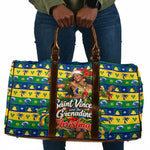 Saint Vincent And The Grenadines Christmas Travel Bag Caribbean Island Girl Dancer Tropical Winter