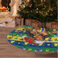 Saint Vincent And The Grenadines Christmas Tree Skirt Caribbean Island Girl Dancer Tropical Winter