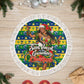 Saint Vincent And The Grenadines Christmas Tree Skirt Caribbean Island Girl Dancer Tropical Winter