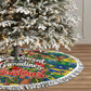 Saint Vincent And The Grenadines Christmas Tree Skirt Caribbean Island Girl Dancer Tropical Winter