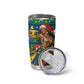 Saint Vincent And The Grenadines Christmas Tumbler Cup Caribbean Island Girl Dancer Tropical Winter