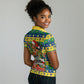 Saint Vincent And The Grenadines Christmas Women Polo Shirt Caribbean Island Girl Dancer Tropical Winter