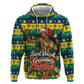 Saint Vincent And The Grenadines Christmas Zip Hoodie Caribbean Island Girl Dancer Tropical Winter