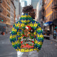 Saint Vincent And The Grenadines Christmas Zip Hoodie Caribbean Island Girl Dancer Tropical Winter