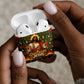 Cameroon Jesus Christmas AirPods Case African Culture Ugly Knit Pattern