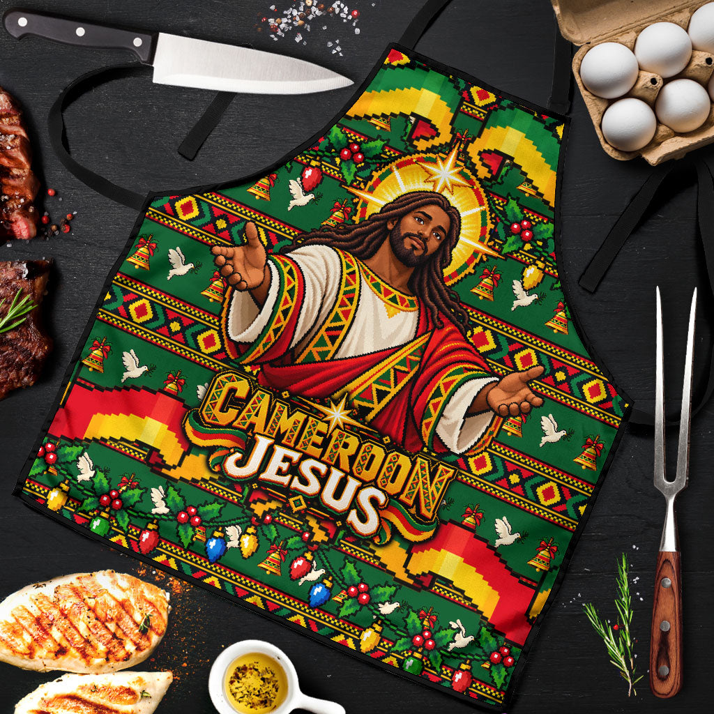 Cameroon Jesus Christmas Apron African Culture Ugly Knit Pattern